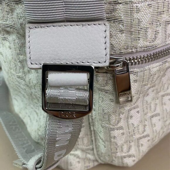Dior Rider Classic Embroidered Monogram Canvas and Leather Backpack main image 5